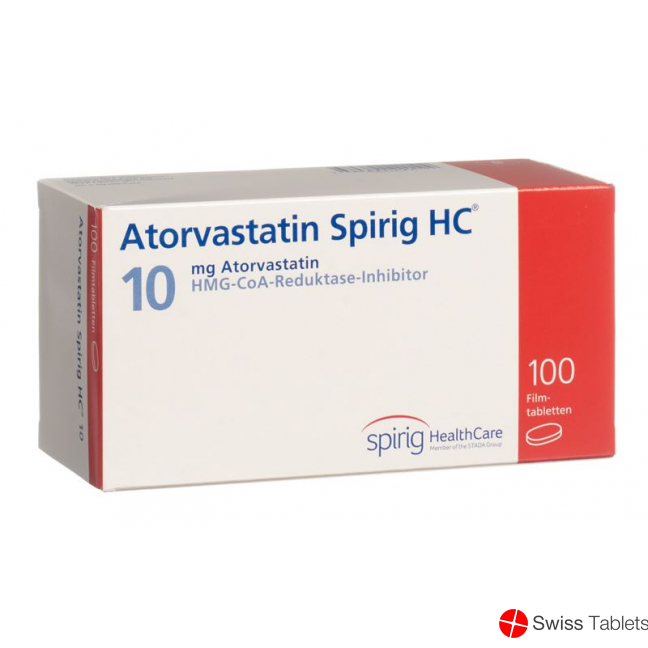 Atorvastatin Spirig HC Filmtabletten 10mg 100 Stück buy online