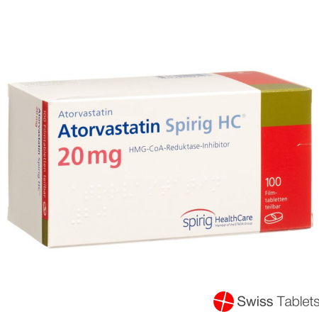 Atorvastatin Spirig HC Filmtabletten 20mg 100 Stück buy online