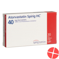 Atorvastatin Spirig HC Filmtabletten 40mg 30 Stück