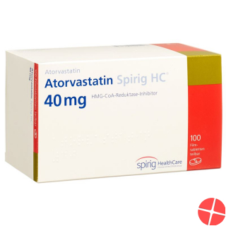 Atorvastatin Spirig HC Filmtabletten 40mg 100 Stück Atorvastatin Spirig HC Filmtabletten 40mg 100 Stück
