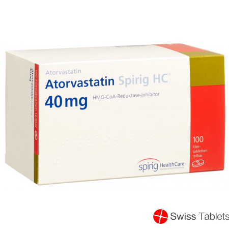 Atorvastatin Spirig HC Filmtabletten 40mg 100 Stück buy online