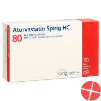 Atorvastatin Spirig HC Filmtabletten 80mg 30 Stück