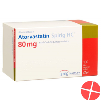 Atorvastatin Spirig HC Filmtabletten 80mg 100 Stück