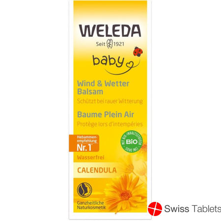 Weleda Baby Calendula Wind- und Wetterbalsam 30ml buy online