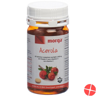 Biorex Acerola Tabletten 80mg Vitamin C 80 Stück