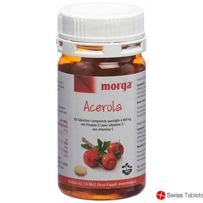 Biorex Acerola Tabletten 80mg Vitamin C 80 Stück buy online