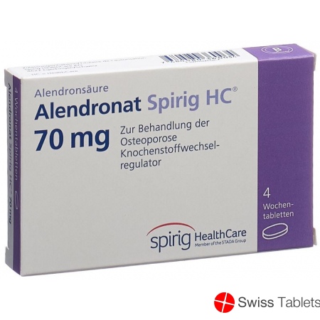 Alendronat Spirig HC Wochentabletten 70mg 4 Stück buy online
