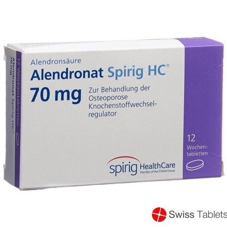 Alendronat Spirig HC Wochentabletten 70mg 12 Stück buy online
