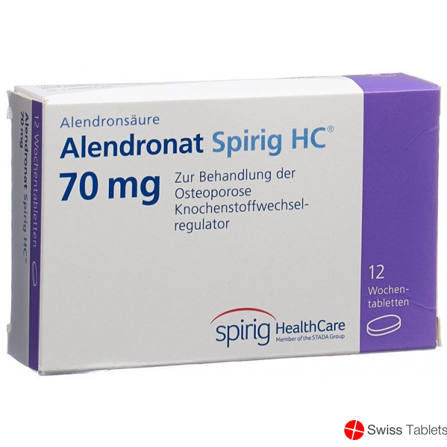 Alendronat Spirig HC Wochentabletten 70mg 12 Stück buy online