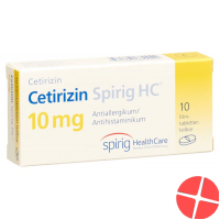 Cetirizin Spirig HC Filmtabletten 10mg 10 Stück
