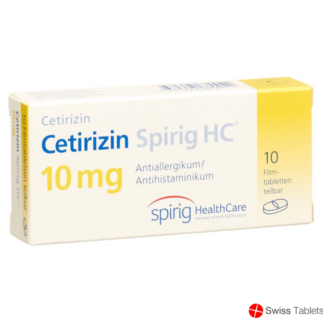 Cetirizin Spirig HC Filmtabletten 10mg 10 Stück buy online