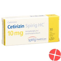 Cetirizin Spirig HC Filmtabletten 10mg 30 Stück