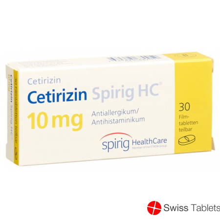 Cetirizin Spirig HC Filmtabletten 10mg 30 Stück buy online
