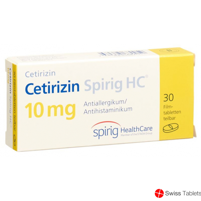 Cetirizin Spirig HC Filmtabletten 10mg 30 Stück buy online