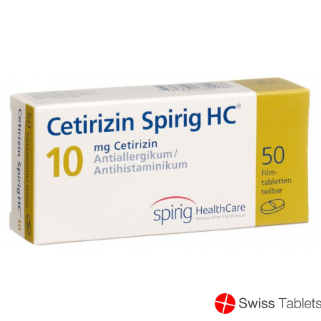 Cetirizin Spirig HC Filmtabletten 10mg 50 Stück buy online