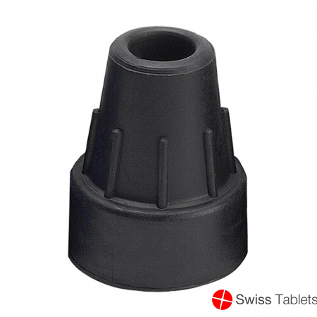 Sahag crutch caps 19mm black 1 pair buy online