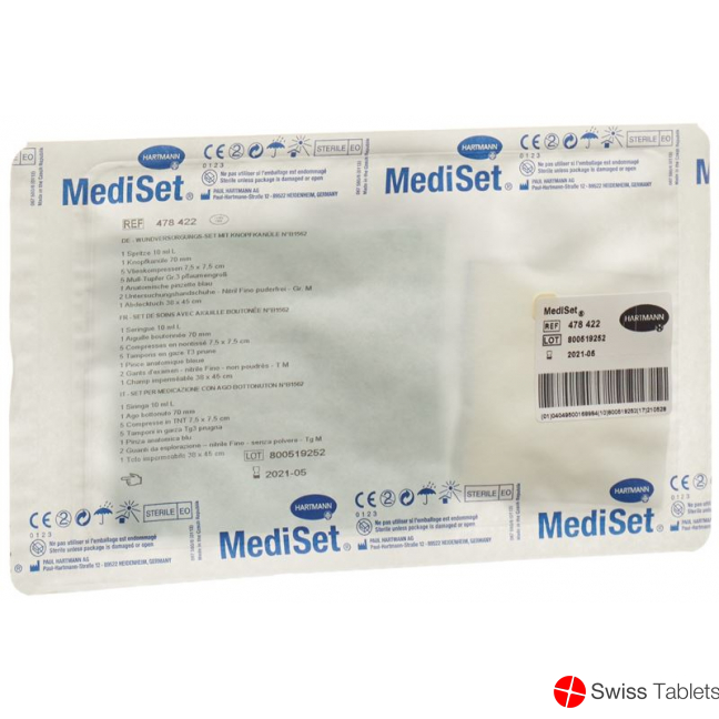 Mediset Wundversorgungsset mit Knopfkanüle A1562 buy online