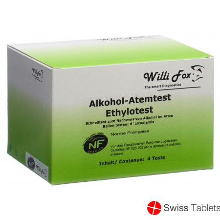 Willi Fox Alkoholtester 4 Stück buy online