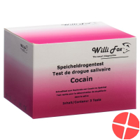 Willi Fox cocaine drug test saliva 3 pcs