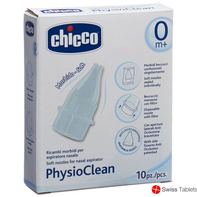 Chicco Physioclean Ersatztei Nasenschleimentfe 0m+ buy online