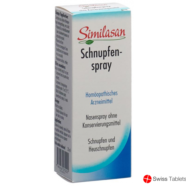 Similasan Schnupfenspray Neu 20ml buy online