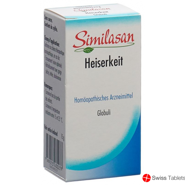 Similasan Heiserkeit Globuli 15g buy online