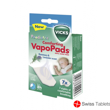 Vicks VapoPads Model VBR7E Nachfüllpackung mit 7 Pads Rosmarin Lavendel buy online