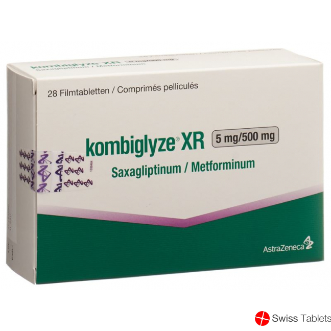 Kombiglyze XR Filmtabletten 5mg/500mg 28 Stück buy online