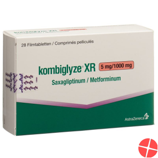 Kombiglyze XR Filmtabletten 5mg/1000mg 28 Stück