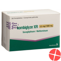 Kombiglyze XR Filmtabletten 2.5mg/1000mg 56 Stück