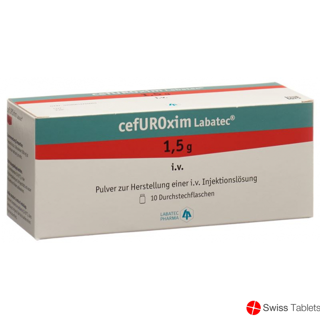 Cefuroxim Labatec 1.5g i.v. 10x 20ml buy online
