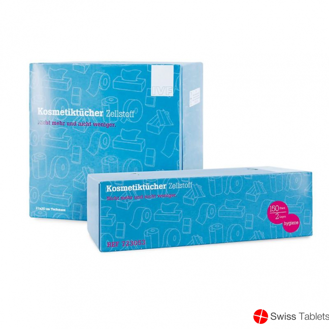 Funny Kosmetiktücher Zellstoff 2-lag 40x 100 Stück buy online
