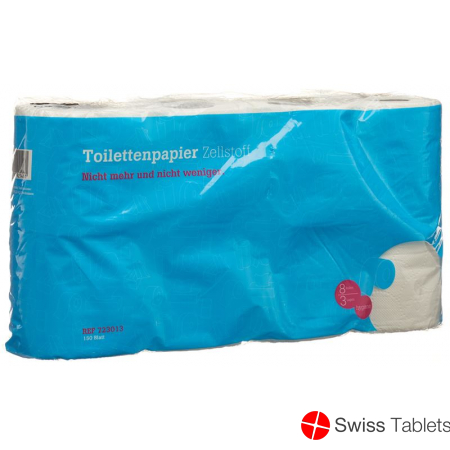 Funny WC-Papier Zells 3-lag 150 Blatt Rolle 8 Stück buy online