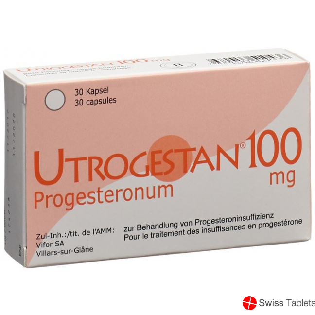 Utrogestan Kapseln 100mg 30 Stück buy online