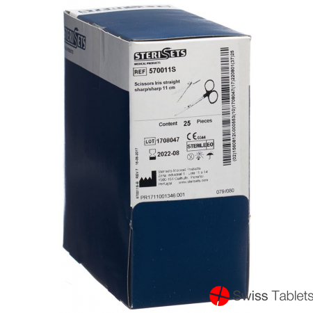 Aichele 1x Steril Fadenschere Iris Ger 11cm 25 X buy online