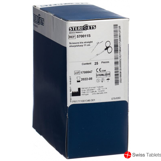 Aichele 1x Steril Fadenschere Iris Ger 11cm 25 X buy online