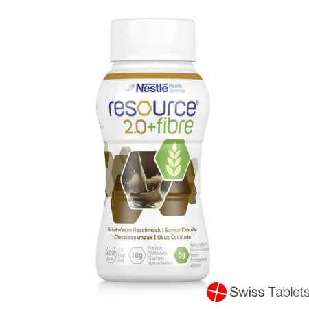 Resource 2.0 Fibre Drink Schokolade 4x 200ml buy online