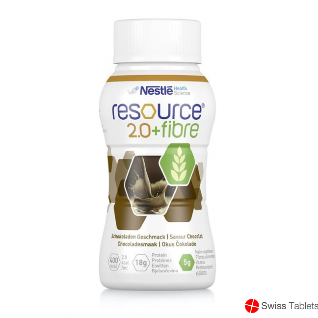 Resource 2.0 Fibre Drink Schokolade 4x 200ml buy online