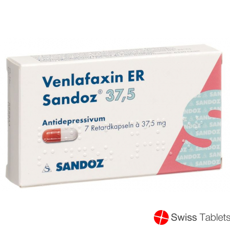 Venlafaxin ER Sandoz Retard Kapseln 37.5mg 7 Stück buy online