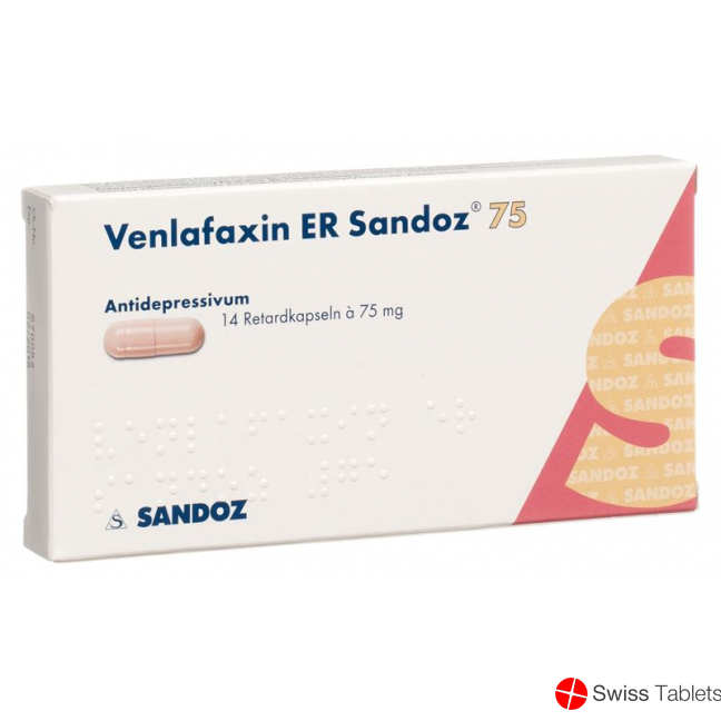 Venlafaxin ER Sandoz Retard Kapseln 75mg 14 Stück buy online