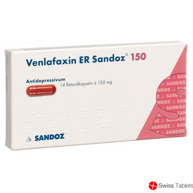 Venlafaxin ER Sandoz Retard Kapseln 150mg 14 Stück buy online
