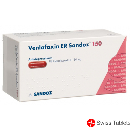 Venlafaxin ER Sandoz Retard Kapseln 150mg 98 Stück buy online