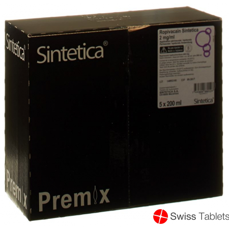 Ropivacain Sintetica 2mg/ml 200ml Beutel 5 Stück buy online