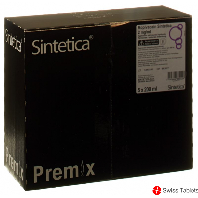 Ropivacain Sintetica 2mg/ml 200ml Beutel 5 Stück buy online