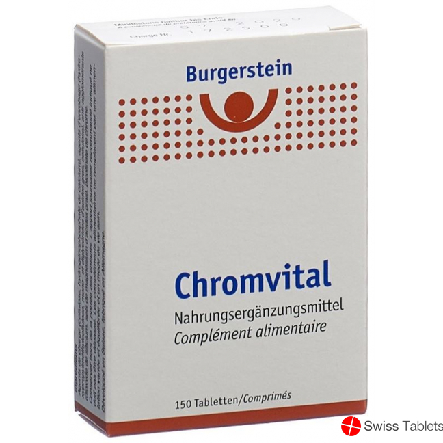 Burgerstein Chromvital 150 tablets buy online