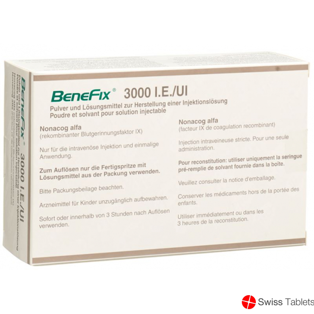 Benefix Trockensubstanz 3000 Ie C Solv Durchstechflasche 5ml buy online
