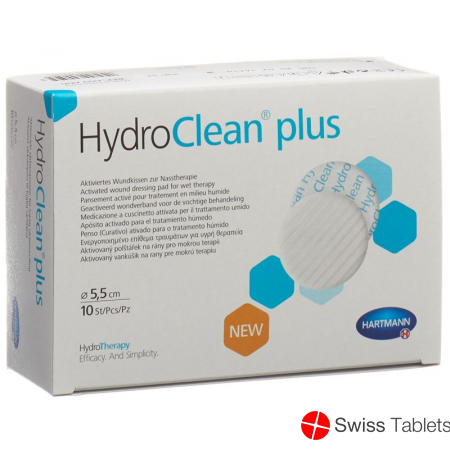 Hydroclean Plus Wundkissen 5.5cm Rund 10 Stück buy online