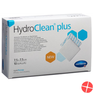 Hydroclean Plus Wundkissen 7.5x7.5cm 10 Stück