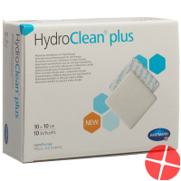 Hydroclean Plus Wundkissen 10x10cm 10 Stück