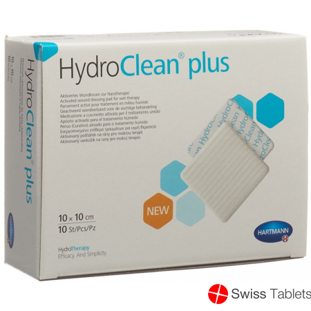 Hydroclean Plus Wundkissen 10x10cm 10 Stück buy online